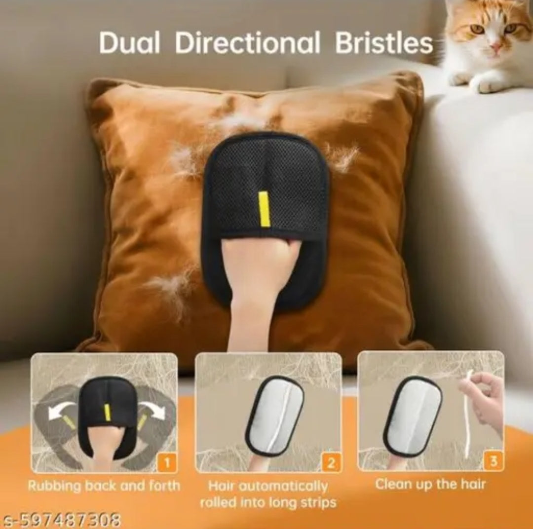 Pet hair remover gloves